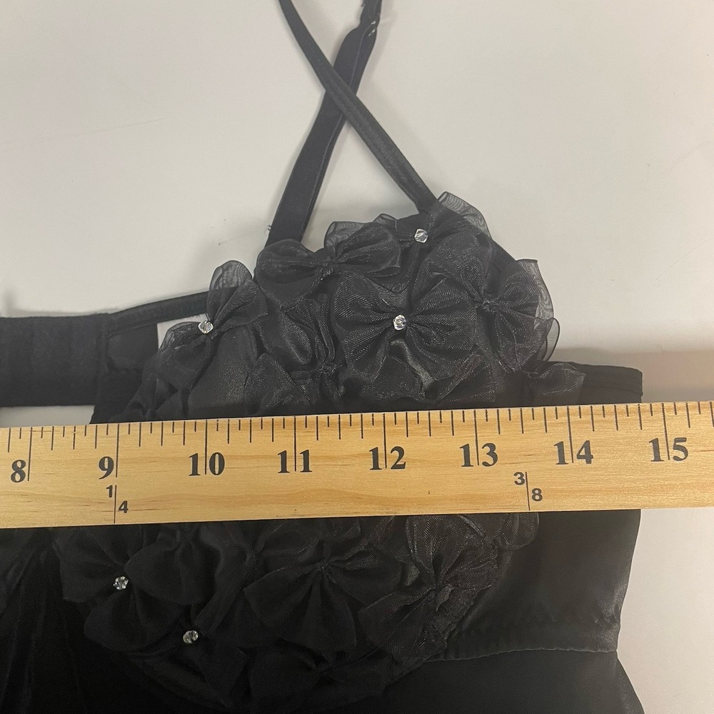 Delicates Babydoll Cami Large Balletcore Fairy Dark Gloomy Coquette Goth Y2K L - Picture 5 of 8